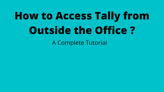 tally remote access