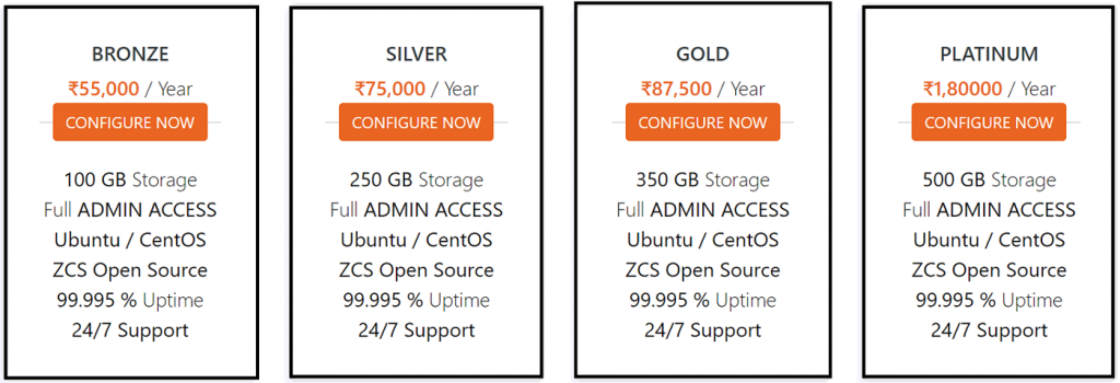 ZCS Pricing