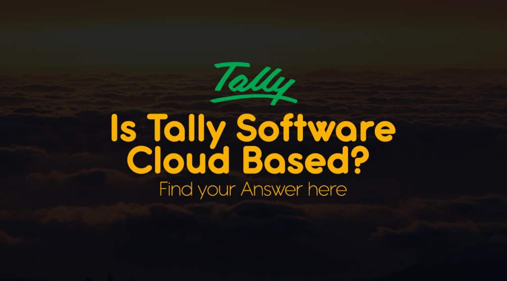 is tally software cloud based