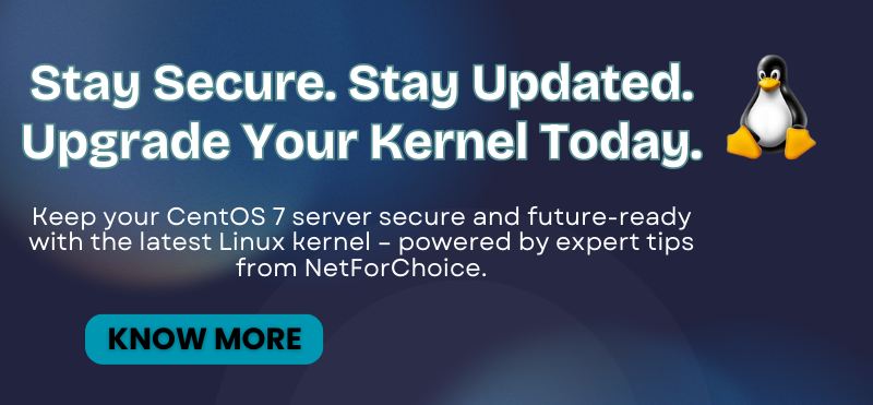 Upgrade Your Kernel Today.