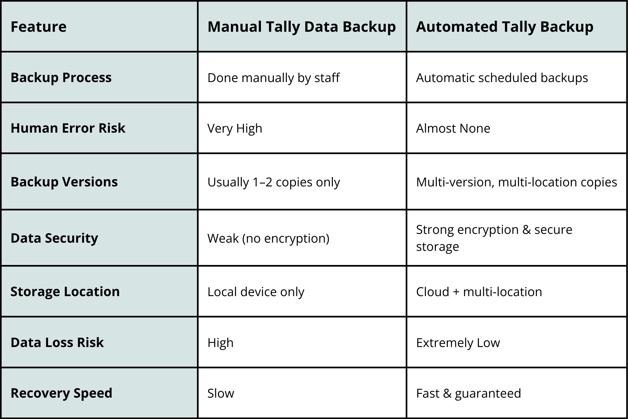 Manual vs Auto Tally Backup