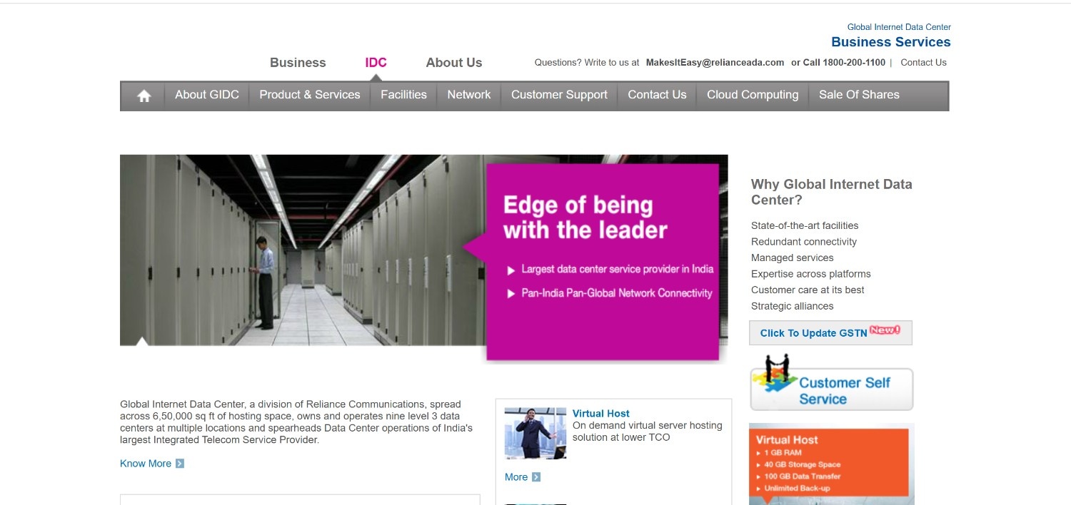 relaince jio data center