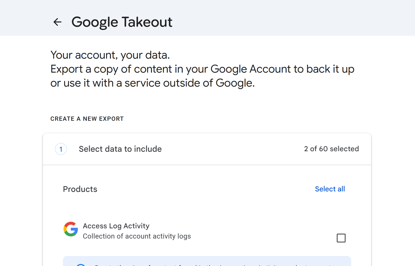 Google Takeout