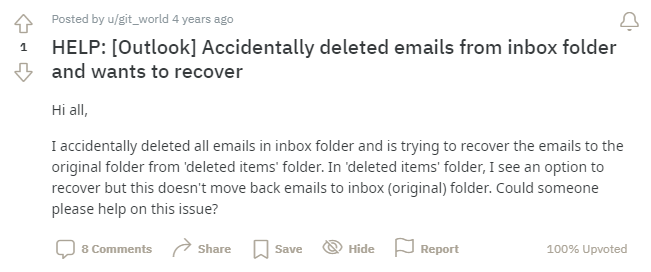 deleted emails